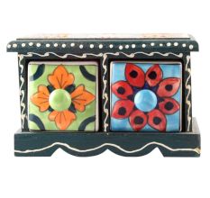 Spice Box-1475 Masala Rack Container Gift Item